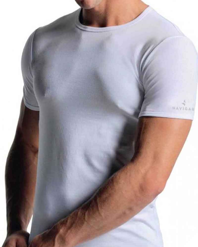 B2Y570-MAGLIETTA MEZZA MANICA IN COTONE ELASTICIZZATO