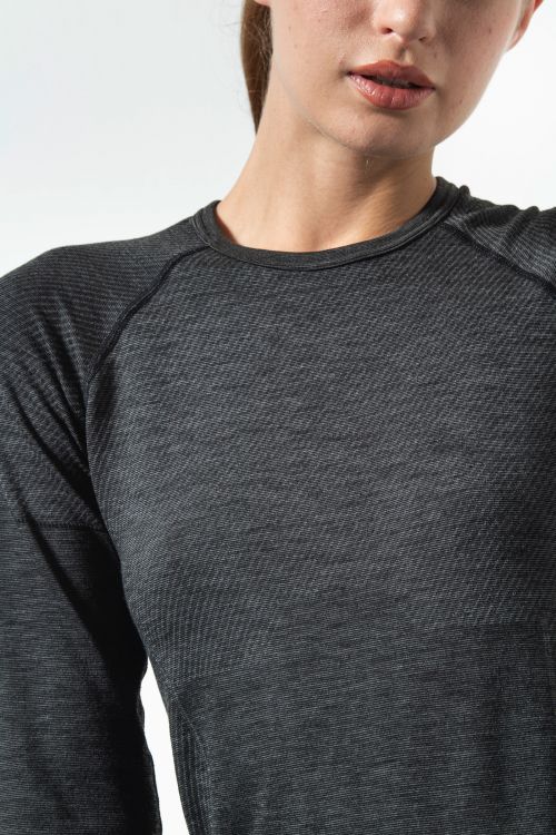 414-WOMEN'S THERMAL LONG SLEEVE MERINO WOOL SHIRT