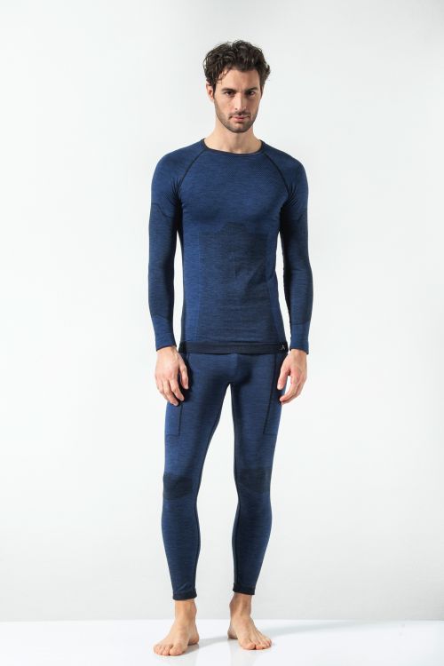 414/630-TRAJE TÉRMICO LARGO PARA HOMBRE EN LANA MERINO