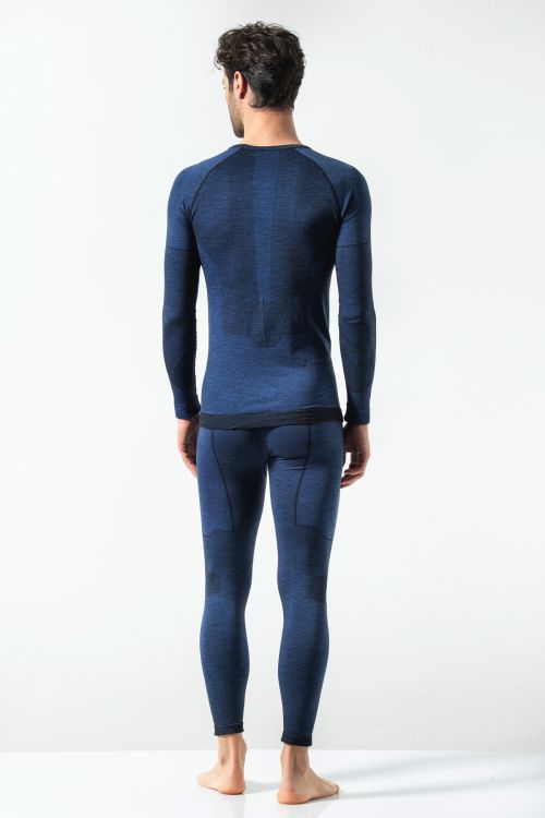 414/630-TRAJE TÉRMICO LARGO PARA HOMBRE EN LANA MERINO