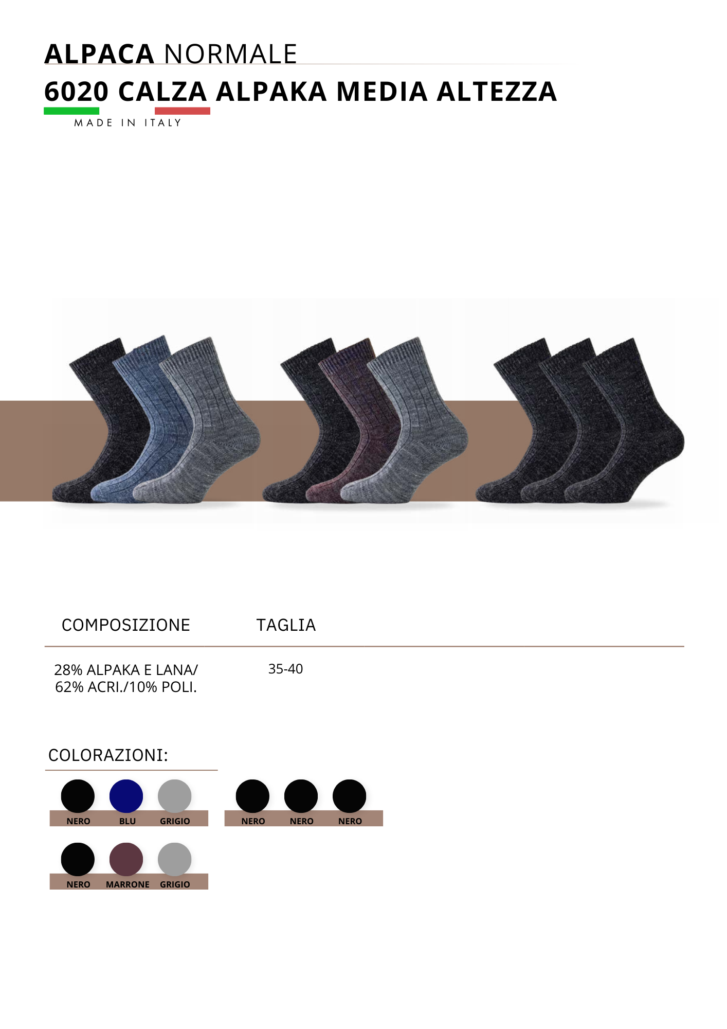 6020-CALZA ALPACA MEDIA ALTEZZA