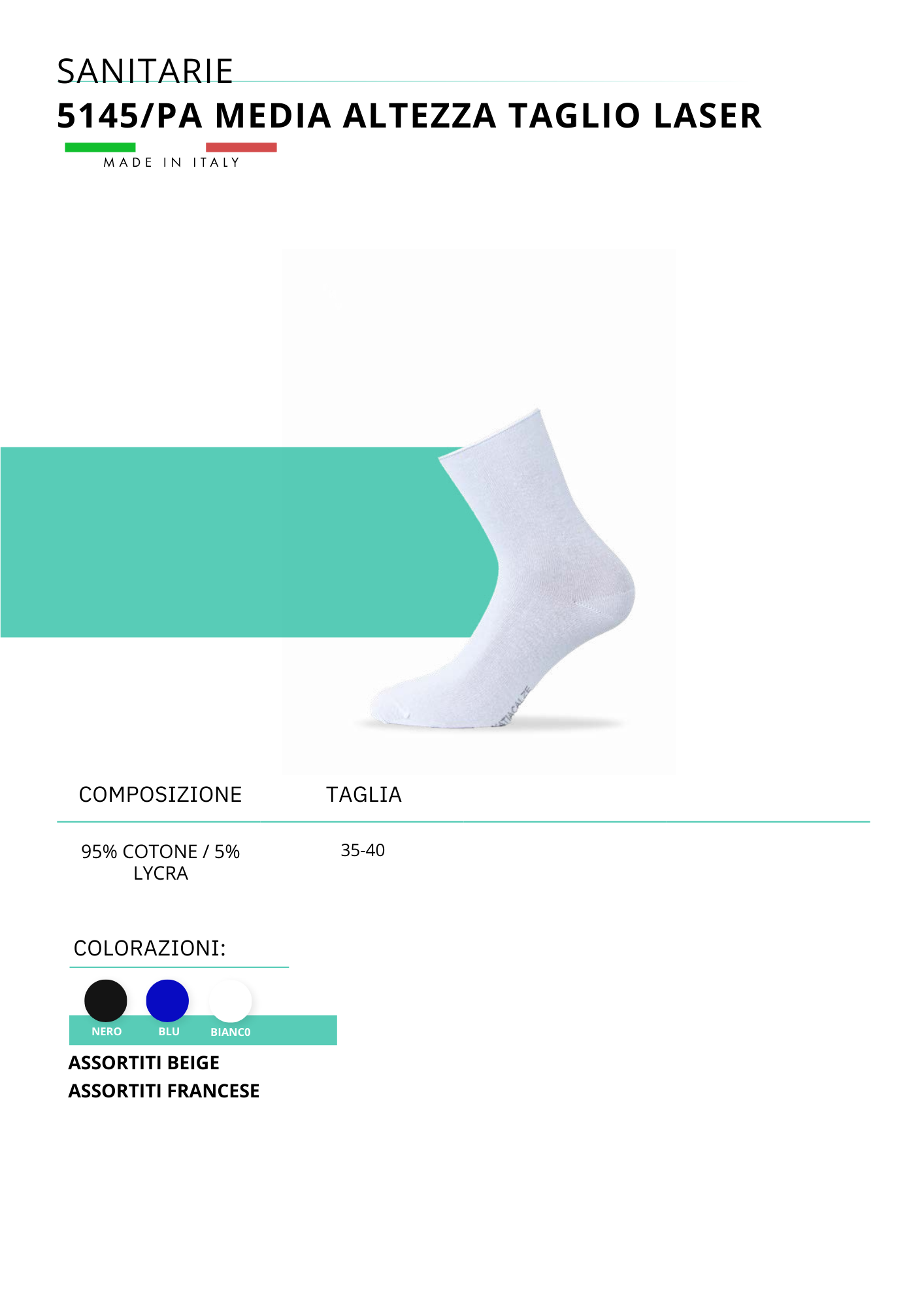 5145/PA-MEDIA ALTEZZA TAGLIO LASER