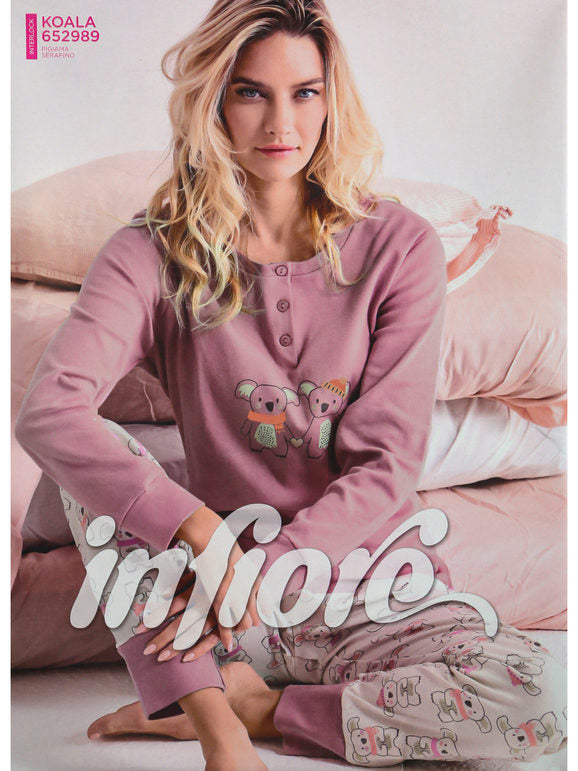 KOALA 652989-PIGIAMA CALDO COTONE