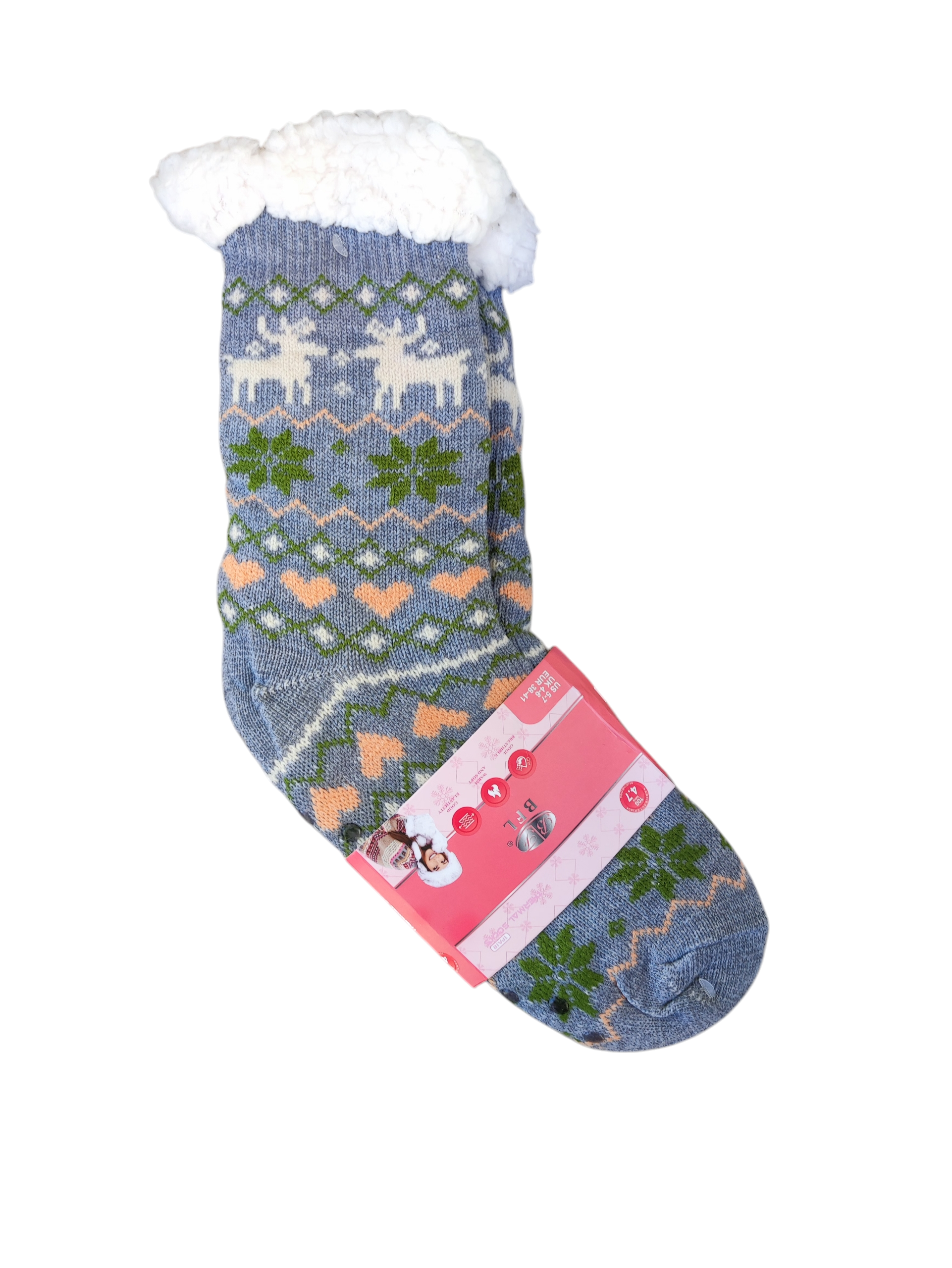 GREY BEAR SOCKS