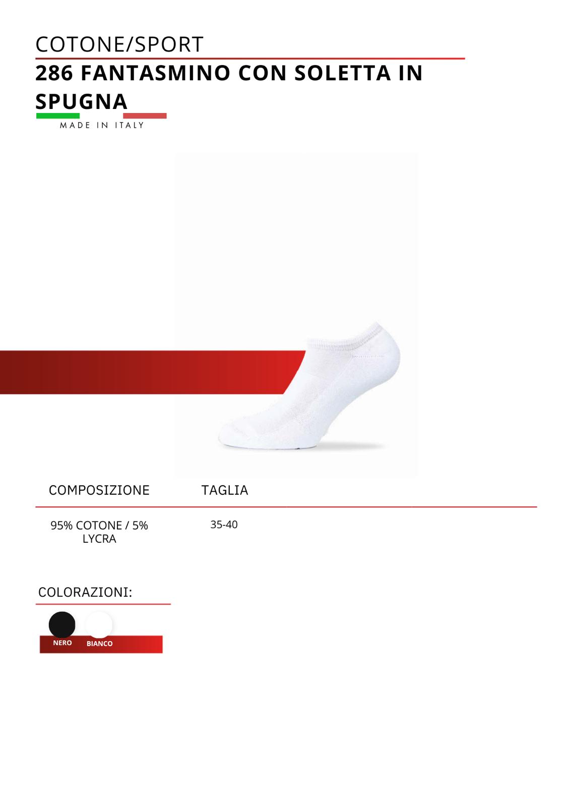 286-FANTASMINO CON SOLETTA IN SPUGNA