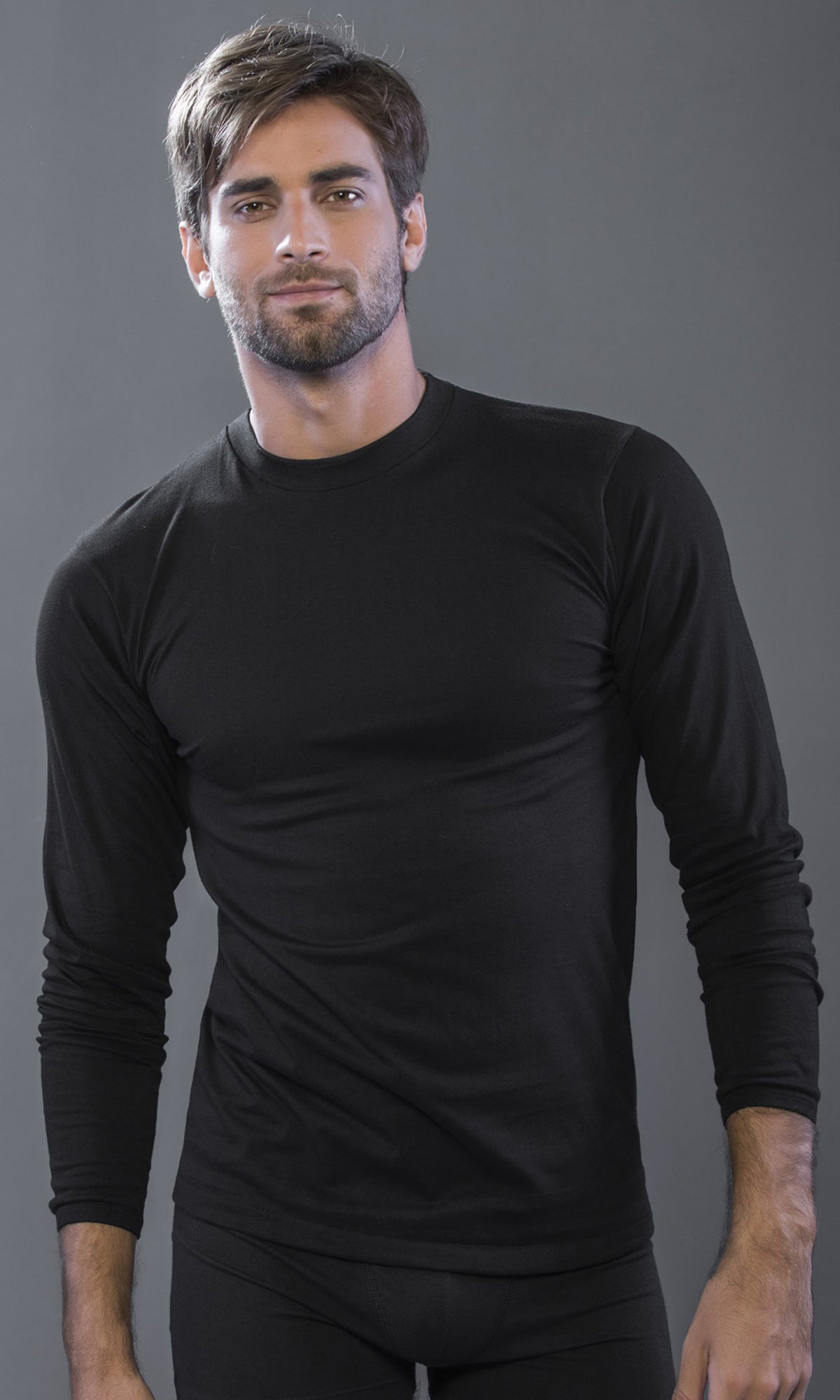 87 M/L-LONG SLEEVE COTTON T-SHIRT