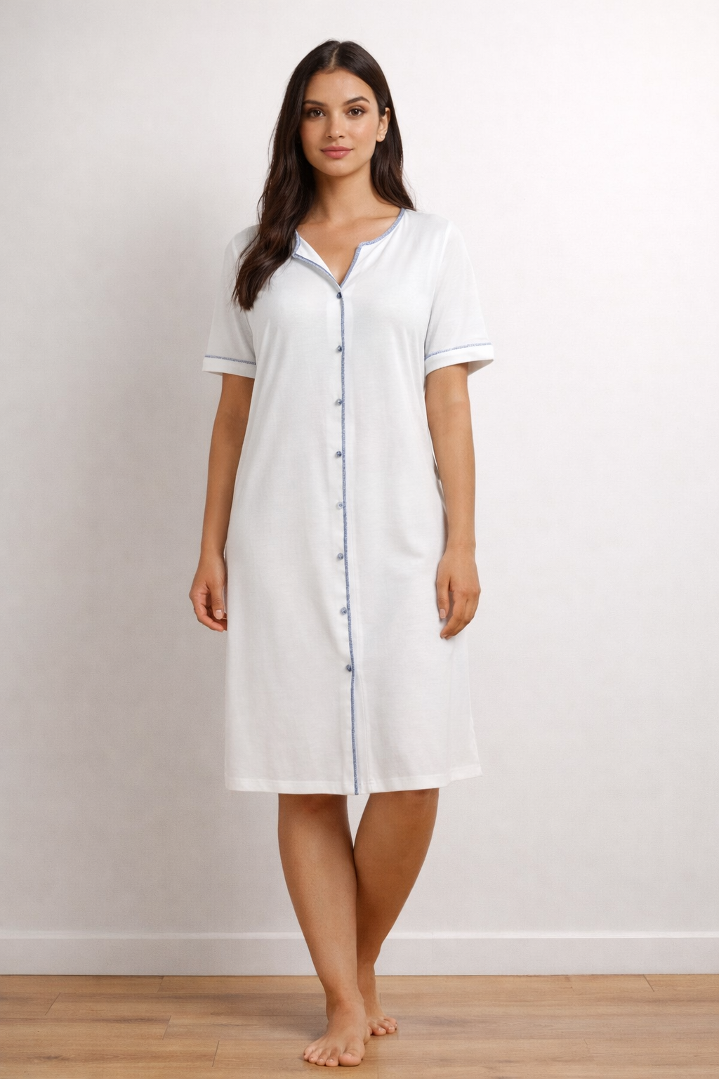 CAMICIA M/M APERTA PANNA