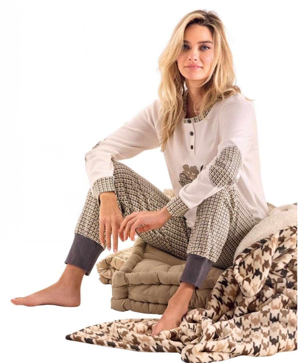 NEW CHIC 652835- PIGIAMA CALDO COTONE